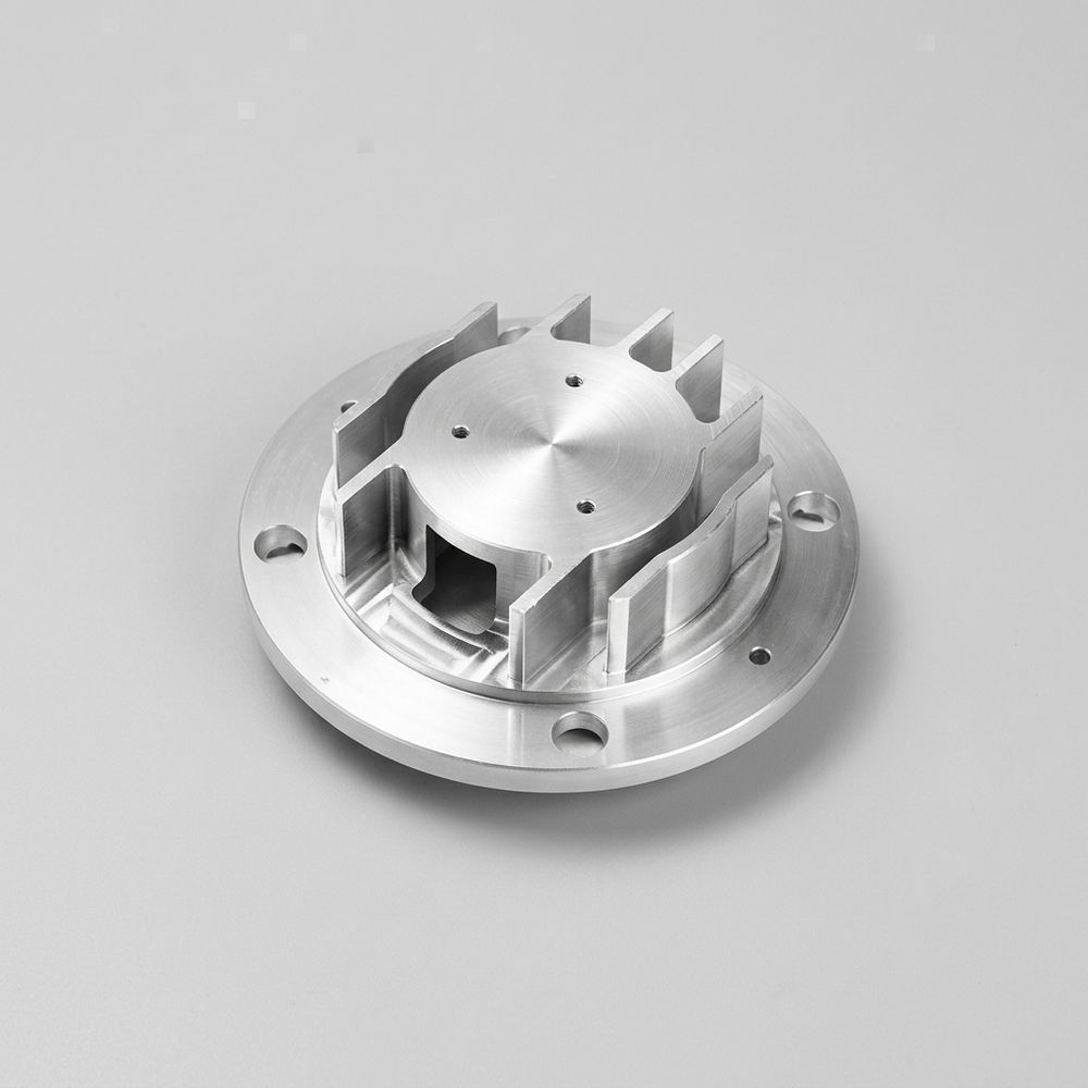 Finned aluminum housing