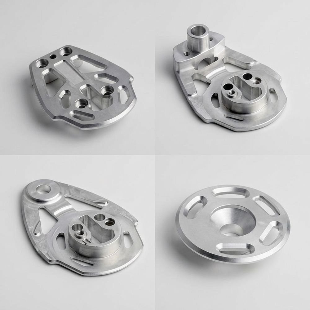 CNC machined end plates and flanges